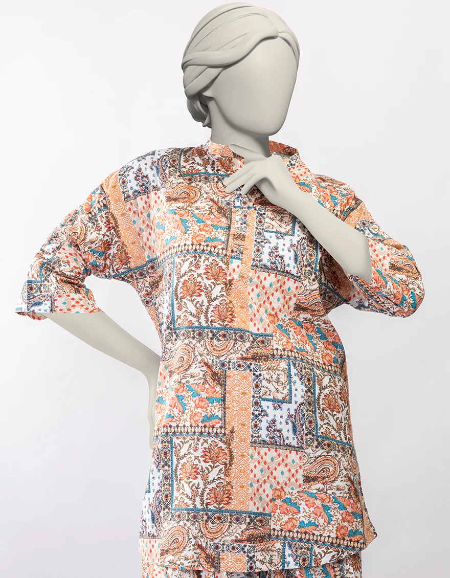 MULTICOLOR LAWN KURTI | JJLK-S-JSS-25-412 FB - Image 2