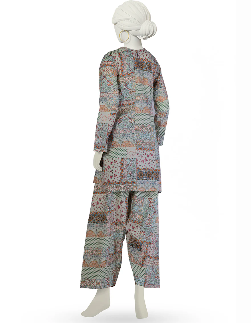 MULTICOLOR LAWN KURTI | JJLK-S-JSS-25-413 FB - Image 2