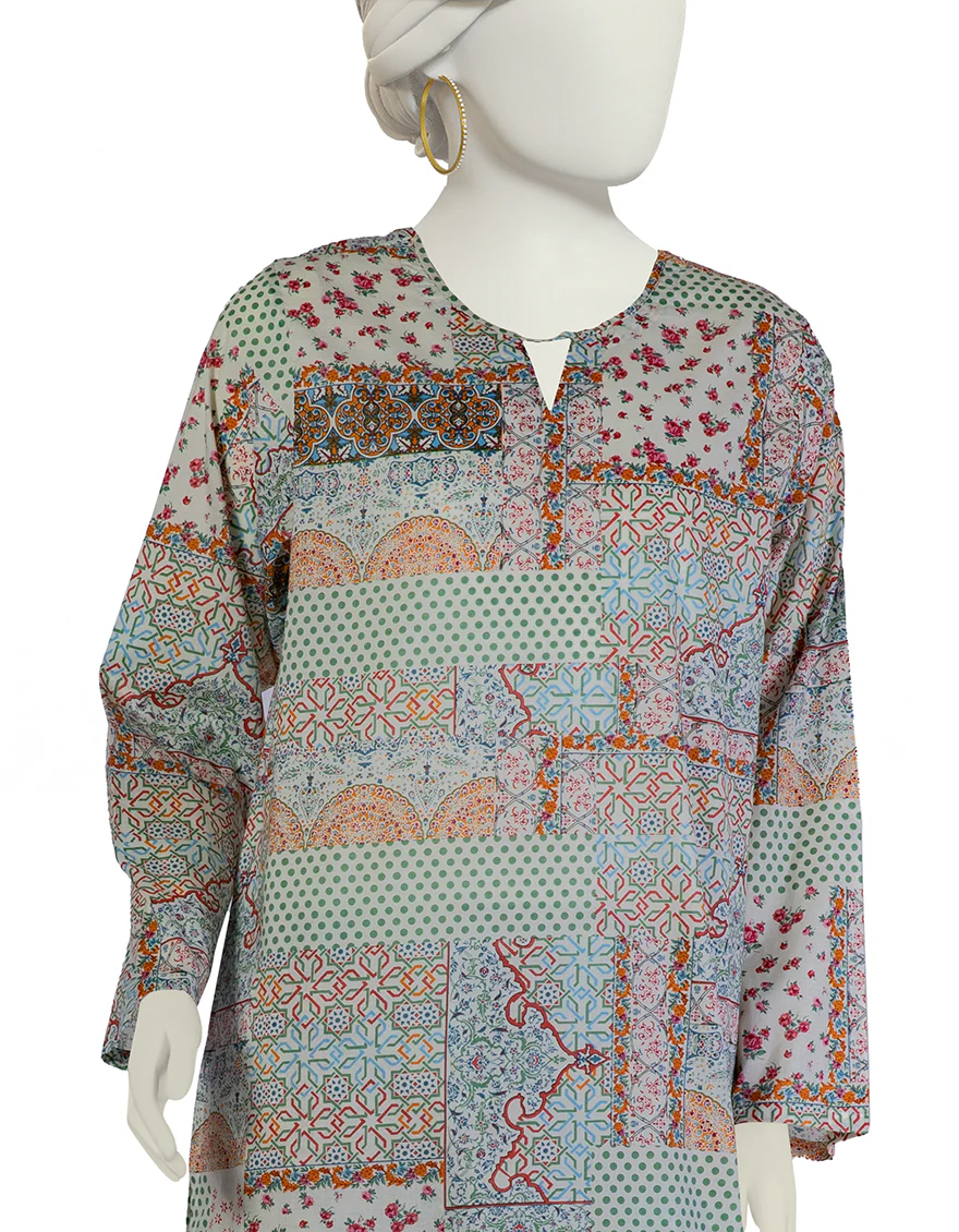MULTICOLOR LAWN KURTI | JJLK-S-JSS-25-413 FB - Image 3