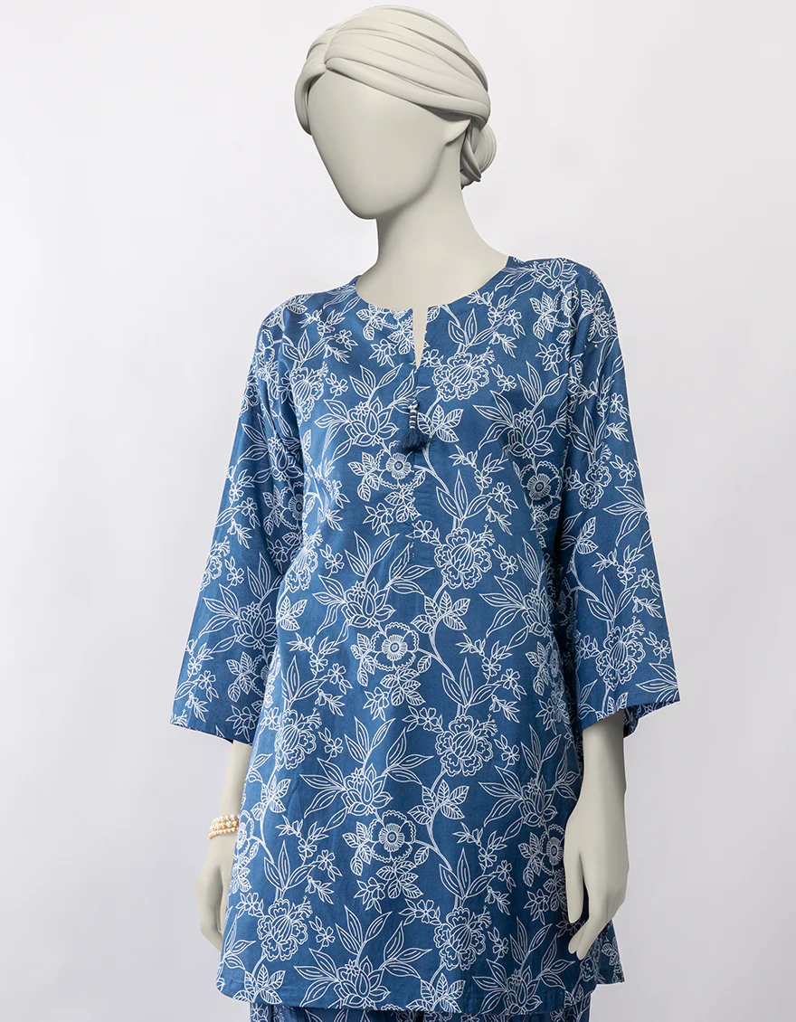 BLUE LAWN KURTI | JJLK-S-JSS-25-415 FB - Image 2