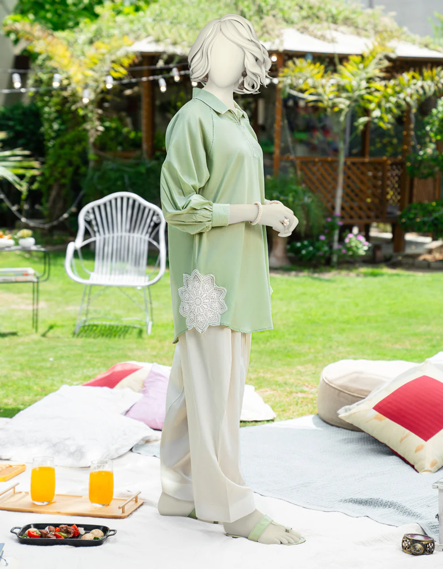 GREEN LAWN KURTI | JJLK-S-JSS-25-437 FB - Image 2