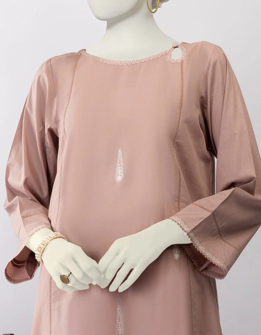PEACH LAWN KURTI | JJLK-S-JSS-25-439 FB - Image 3