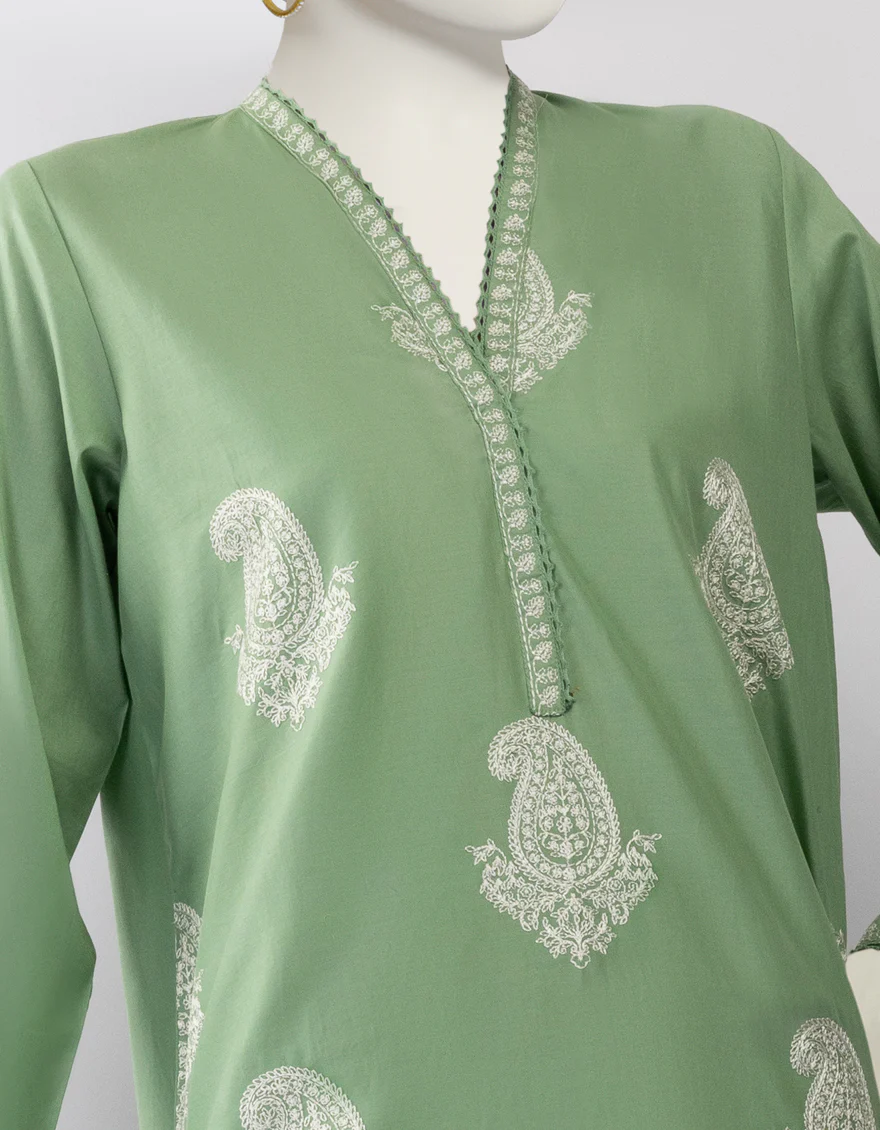 GREEN LAWN KURTI | JJLK-S-JSS-25-440 FB - Image 3