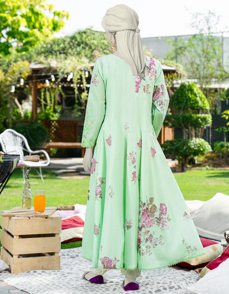 GREEN LAWN KURTI | JJLK-S-JSS-25-451 FB - Image 2