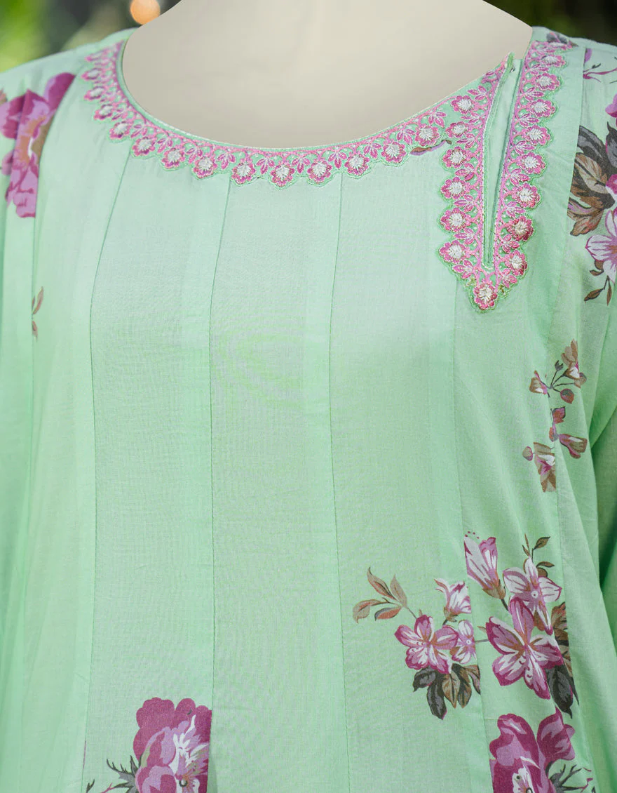 GREEN LAWN KURTI | JJLK-S-JSS-25-451 FB - Image 3