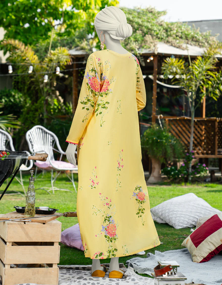 YELLOW LAWN KURTI | JJLK-S-JSS-25-453 FB - Image 2