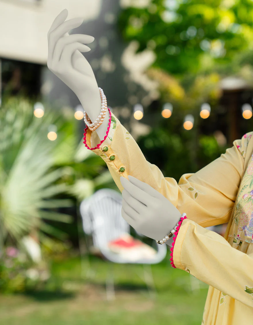 YELLOW LAWN KURTI | JJLK-S-JSS-25-453 FB - Image 4