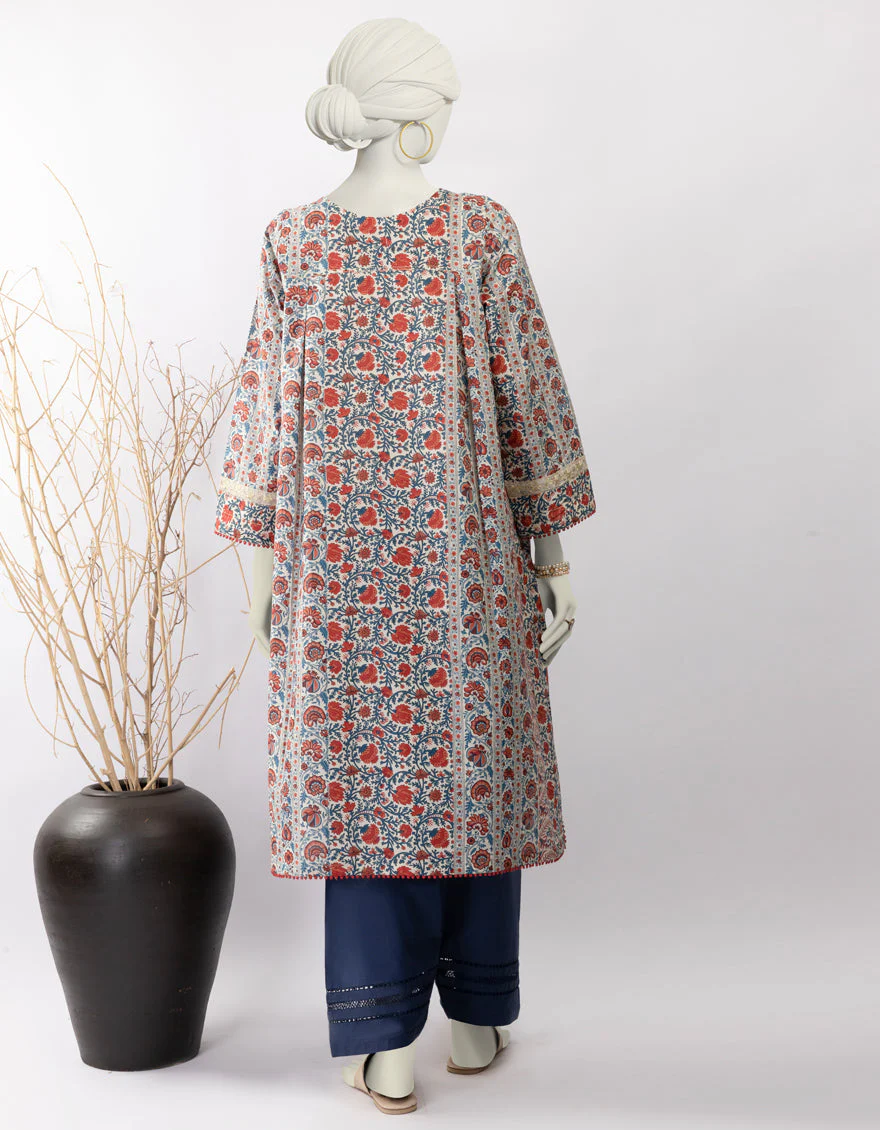 MULTICOLOR LAWN KURTI | JJLK-S-JSS-25-455-A - Image 2