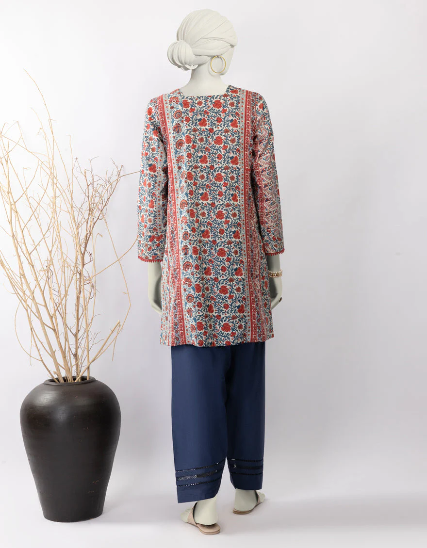 MULTICOLOR LAWN KURTI | JJLK-S-JSS-25-455-B - Image 2