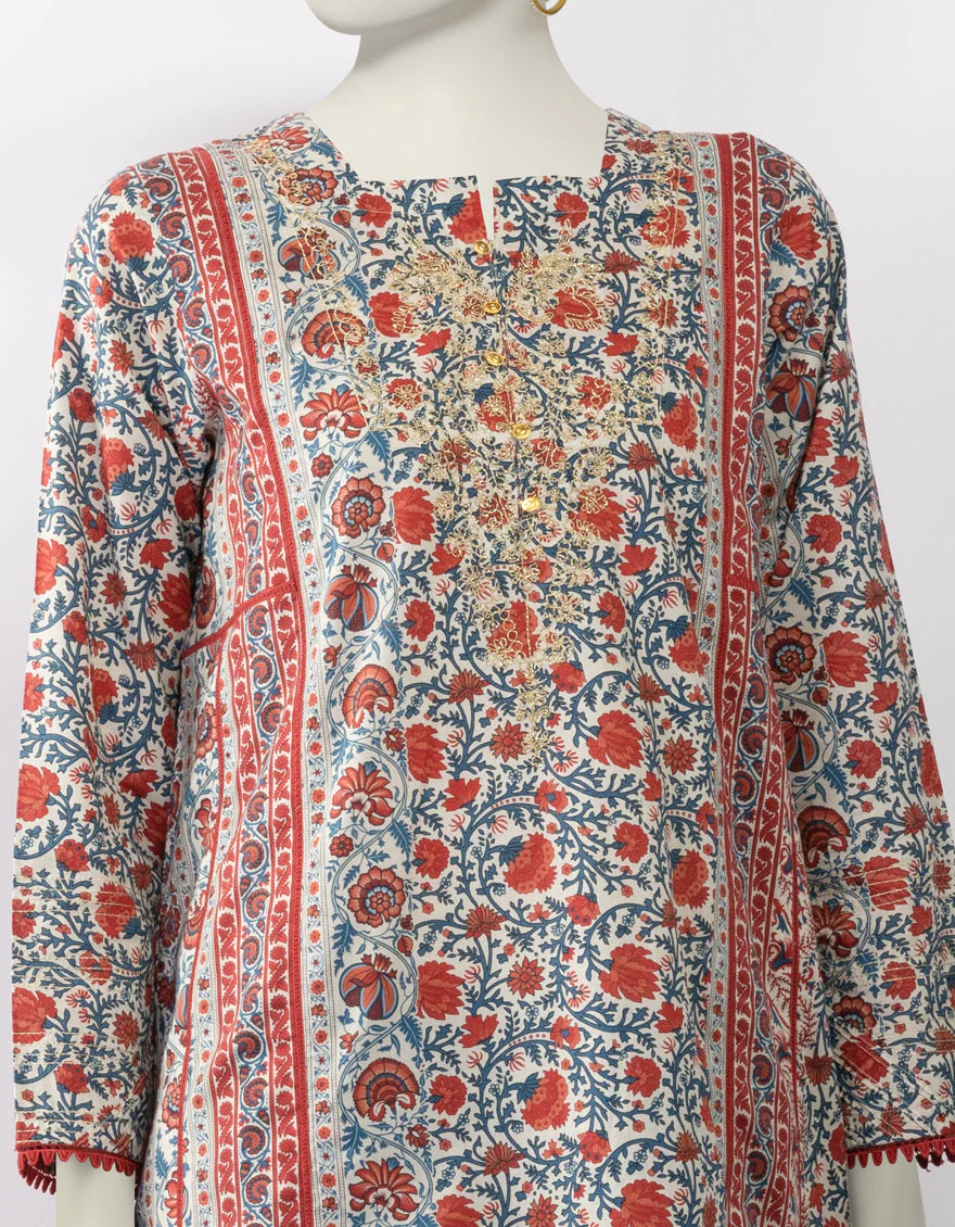 MULTICOLOR LAWN KURTI | JJLK-S-JSS-25-455-B - Image 3