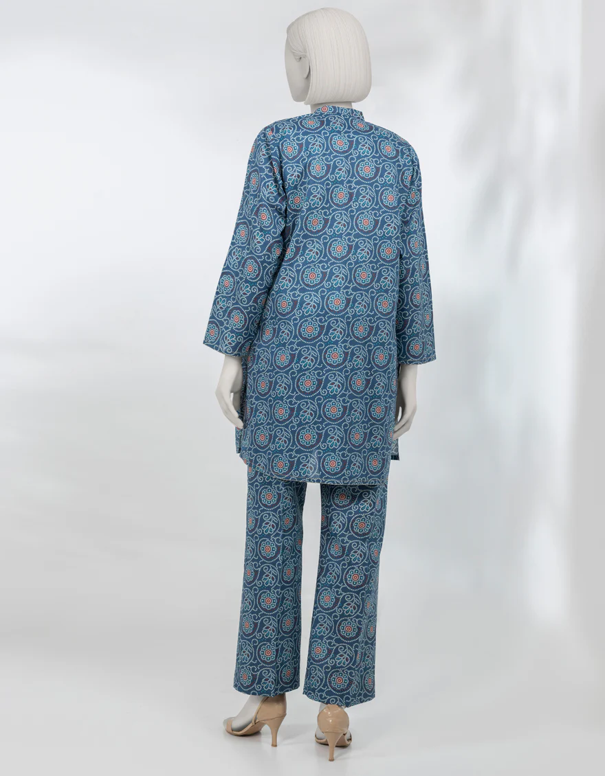BLUE LAWN KURTI | JJLK-S-JSS-25-492 FB/ESSENTIALS-52 - Image 2