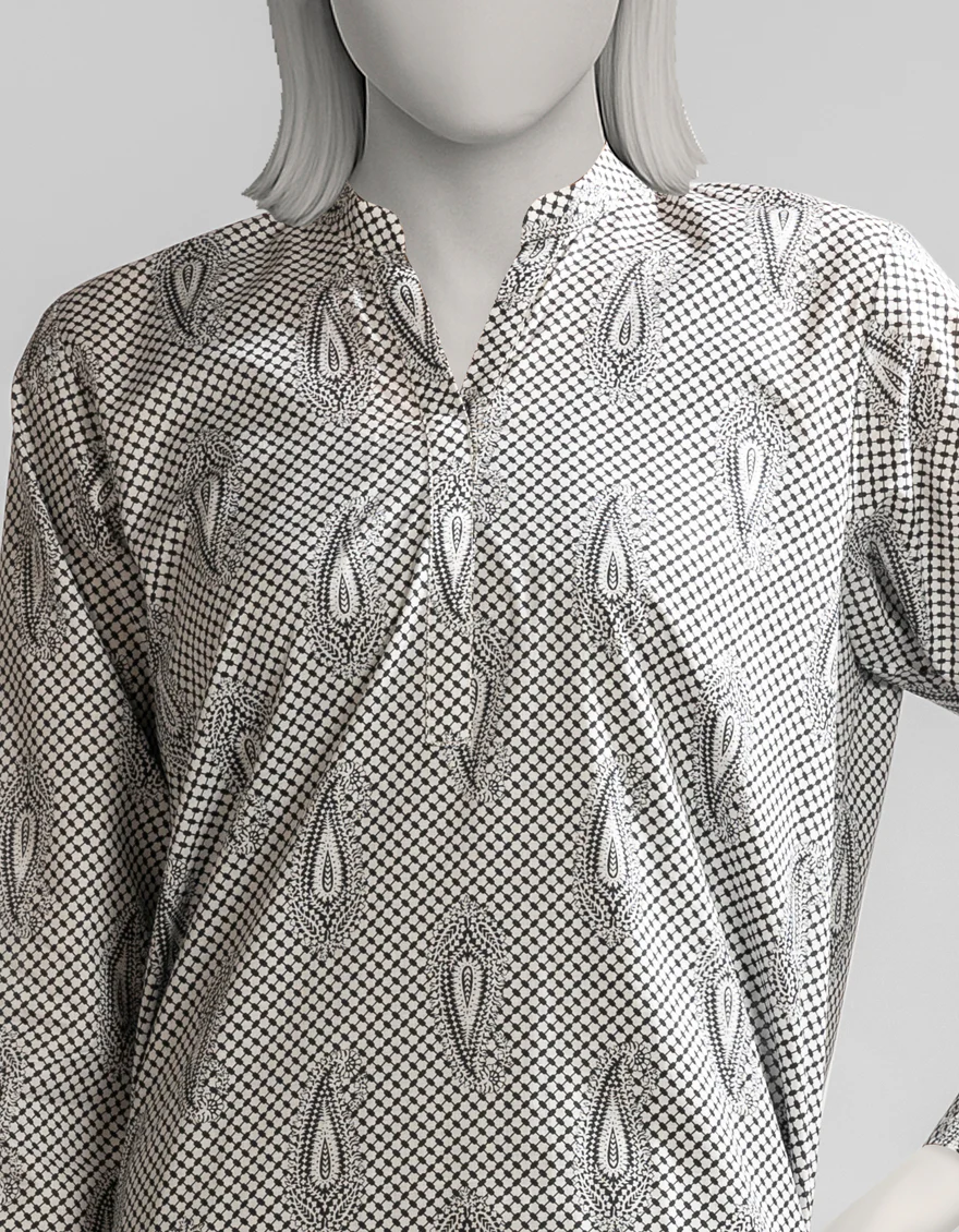 WHITE DYED KURTI | JJLK-S-JSS-25-500 FB - Image 4