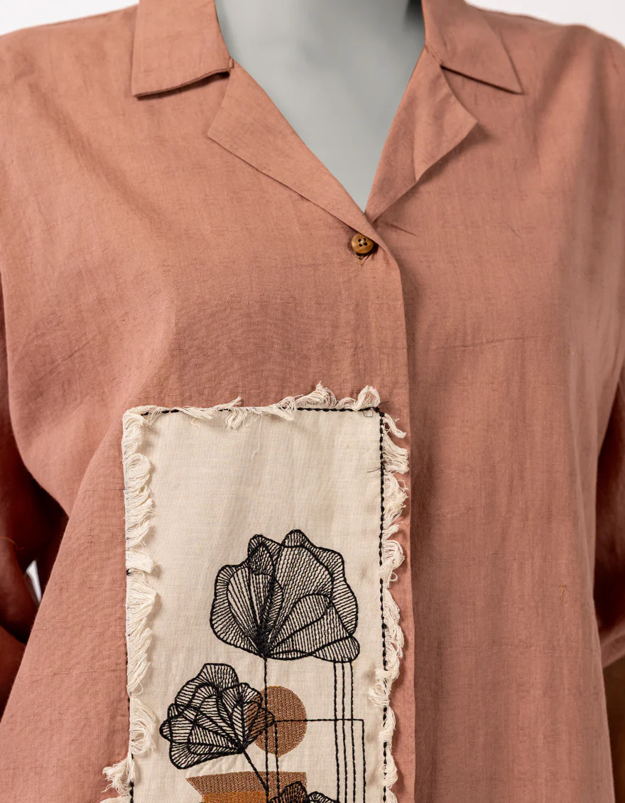 BROWN DOBBY KURTI | JJLK-S-JSS-26-537 FB/ECO-CONCIOUS-GEN-01 - Image 4