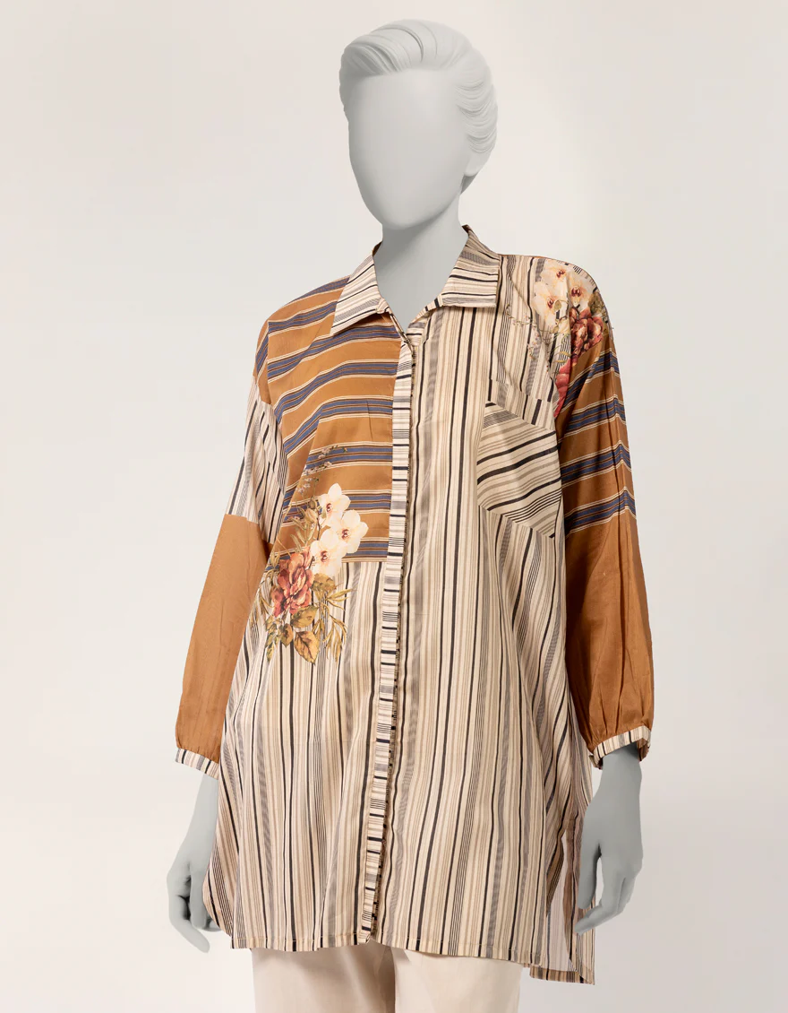BROWN LAWN KURTI | JJLK-S-JSS-26-543 FB/FEARLESS GEN Z-02 - Image 2