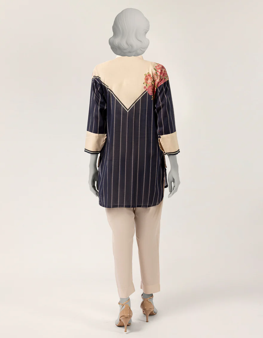BLUE LAWN KURTI | JJLK-S-JSS-26-544 FB/FEARLESS GEN Z-03 - Image 3
