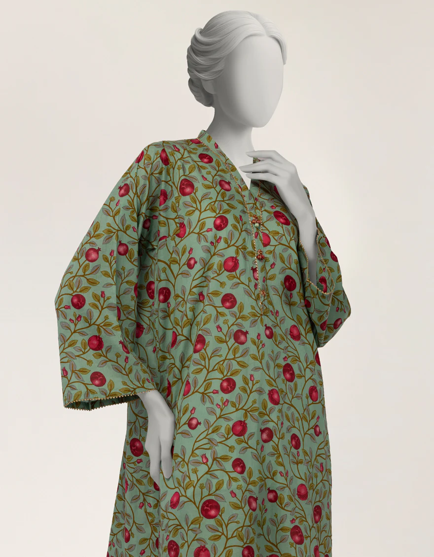 GREEN LAWN KURTI | JJLK-S-JSS-26-585 FB/ASSORTMENT-27 - Image 2
