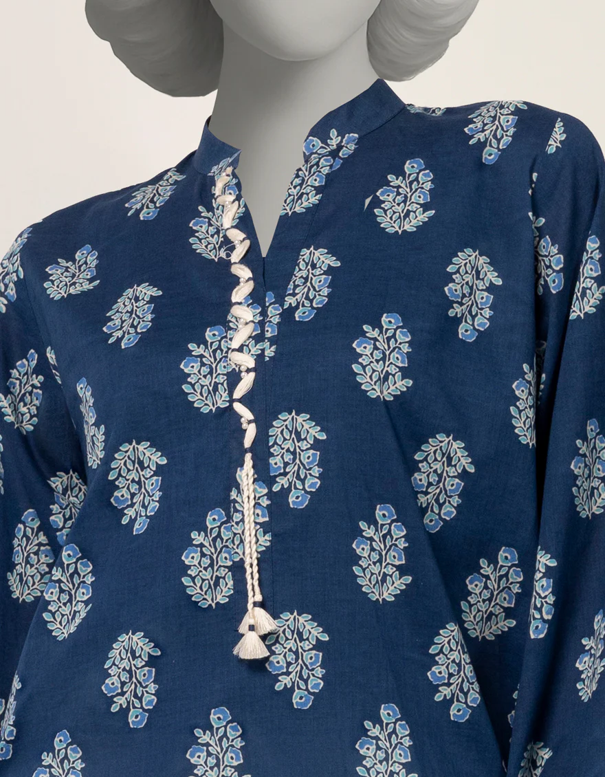 BLUE LAWN KURTI | JJLK-S-JSS-26-586 FB/ASSORTMENT-28 - Image 4