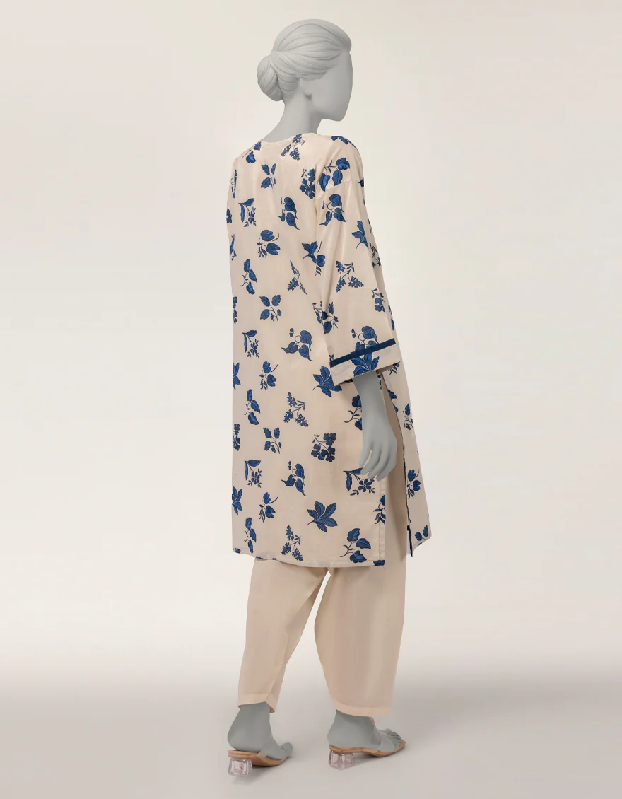 OFF WHITE LAWN KURTI | JJLK-S-JSS-26-587 FB/ASSORTMENT-29 - Image 3