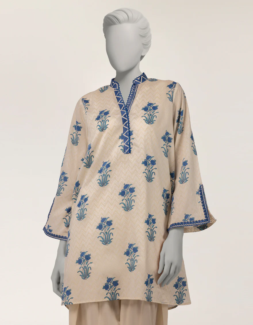 BEIGE LAWN KURTI | JJLK-S-JSS-26-590 FB/ASSORTMENT-02 - Image 2