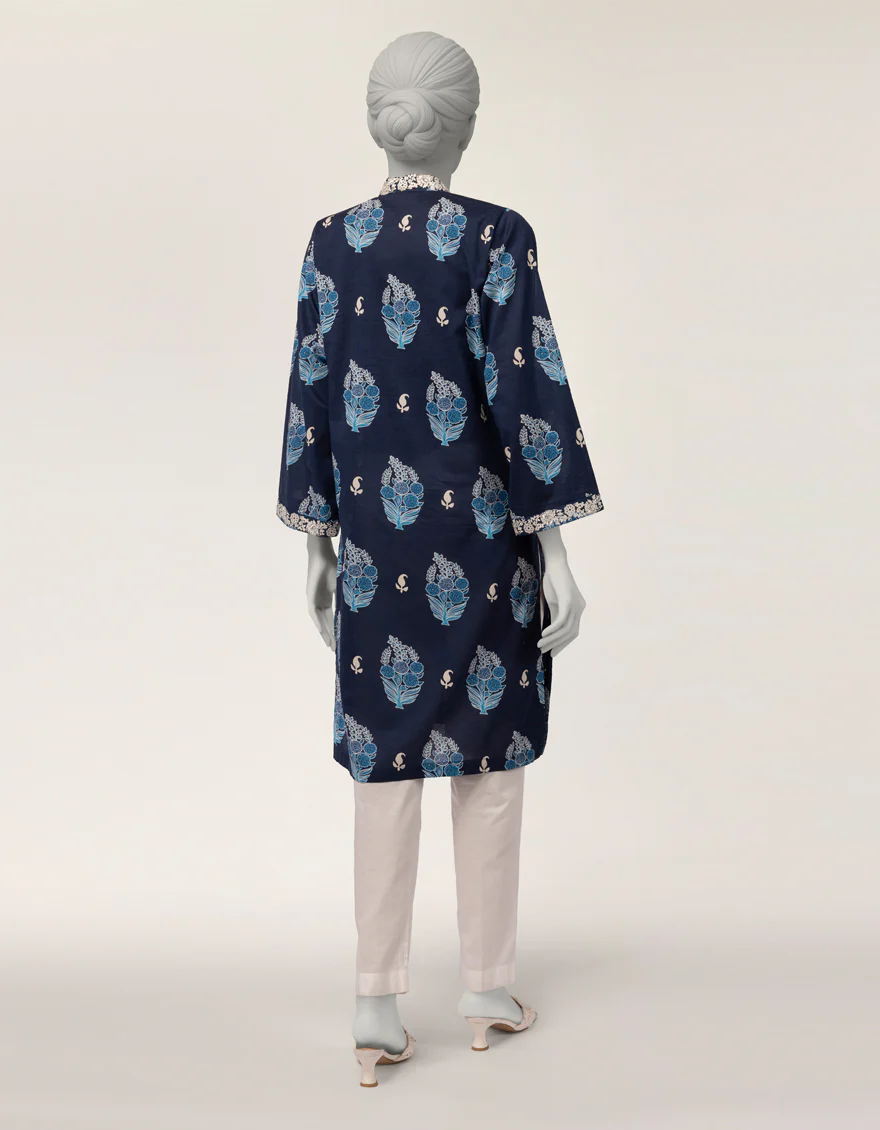 BLUE LAWN KURTI | JJLK-S-JSS-26-591 FB/ASSORTMENT-03 - Image 3