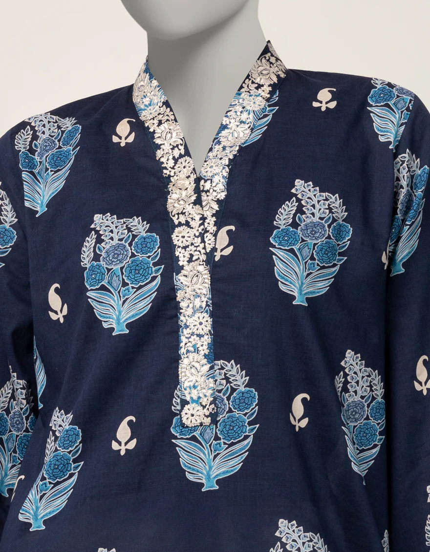 BLUE LAWN KURTI | JJLK-S-JSS-26-591 FB/ASSORTMENT-03 - Image 4