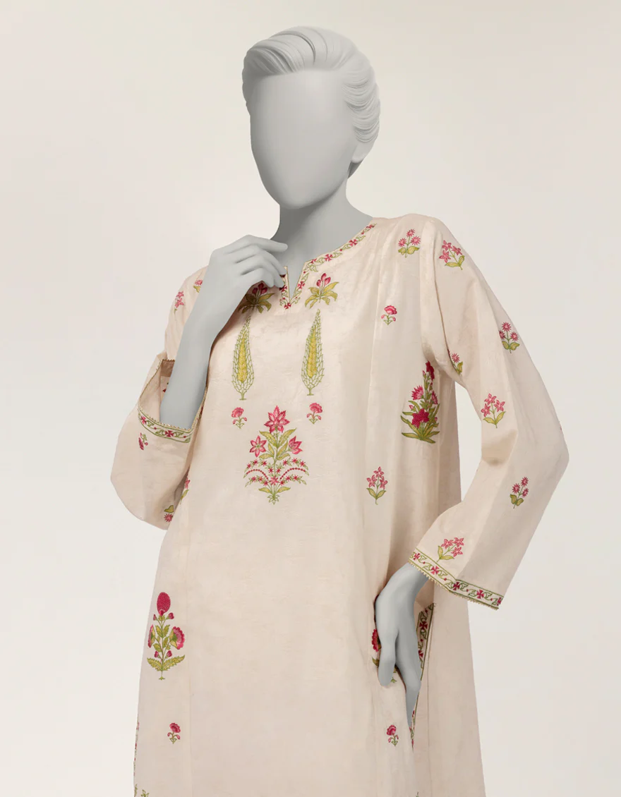 OFF WHITE DOBBY KURTI | JJLK-S-JSS-26-604 FB/ASSORTMENT-16 - Image 2