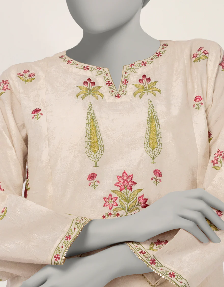 OFF WHITE DOBBY KURTI | JJLK-S-JSS-26-604 FB/ASSORTMENT-16 - Image 4