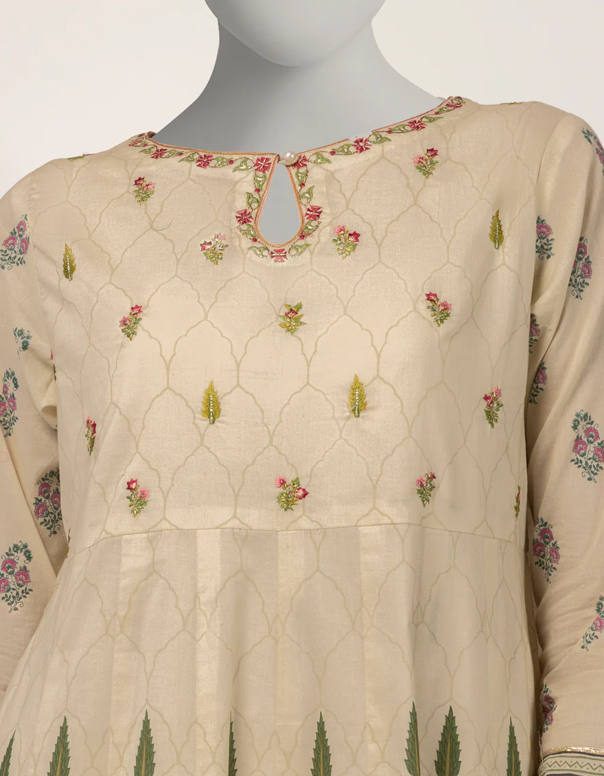 IVORY LAWN KURTI | JJLK-S-JSS-26-611 FB/ASSORTMENT-23 - Image 4