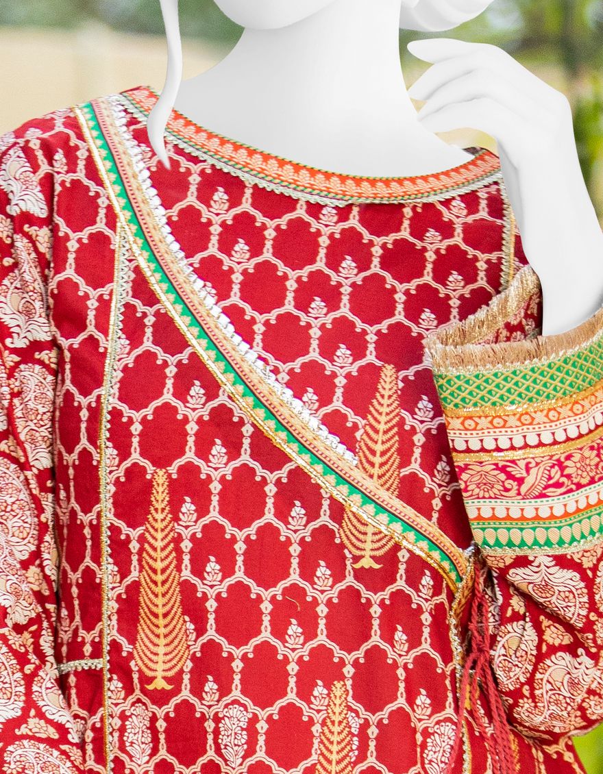 JJLK-S-JSS-US-20-401 FB/Red Sari - Image 2