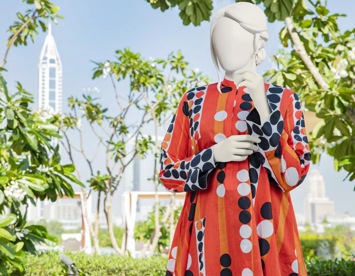 ORANGE LAWN KURTI | JJLK-S-JSS-US-22-301 FB/MIRI - Image 3
