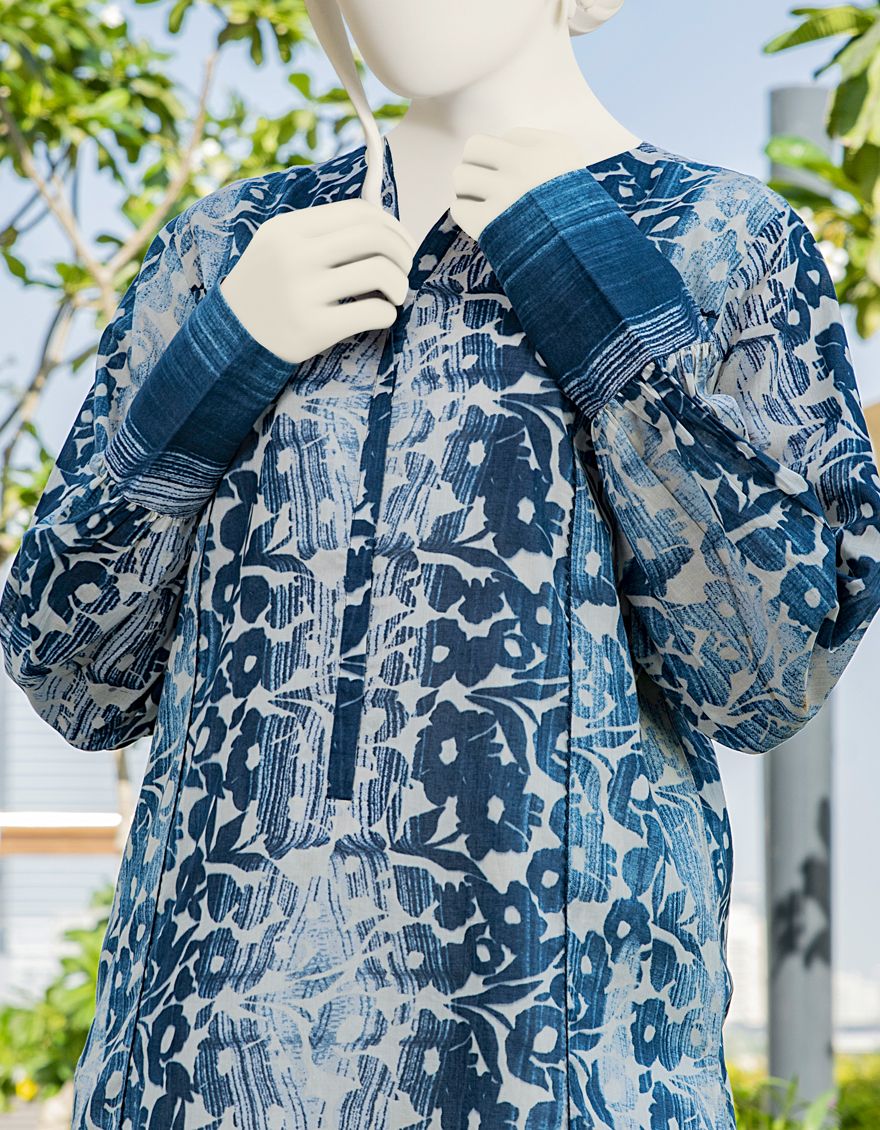 BLUE LAWN KURTI | JJLK-S-JSS-US-22-302 FB/SEMA - Image 3