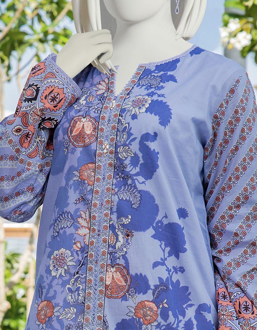 PURPLE LAWN KURTI | JJLK-S-JSS-US-22-305 FB/NIAL - Image 2