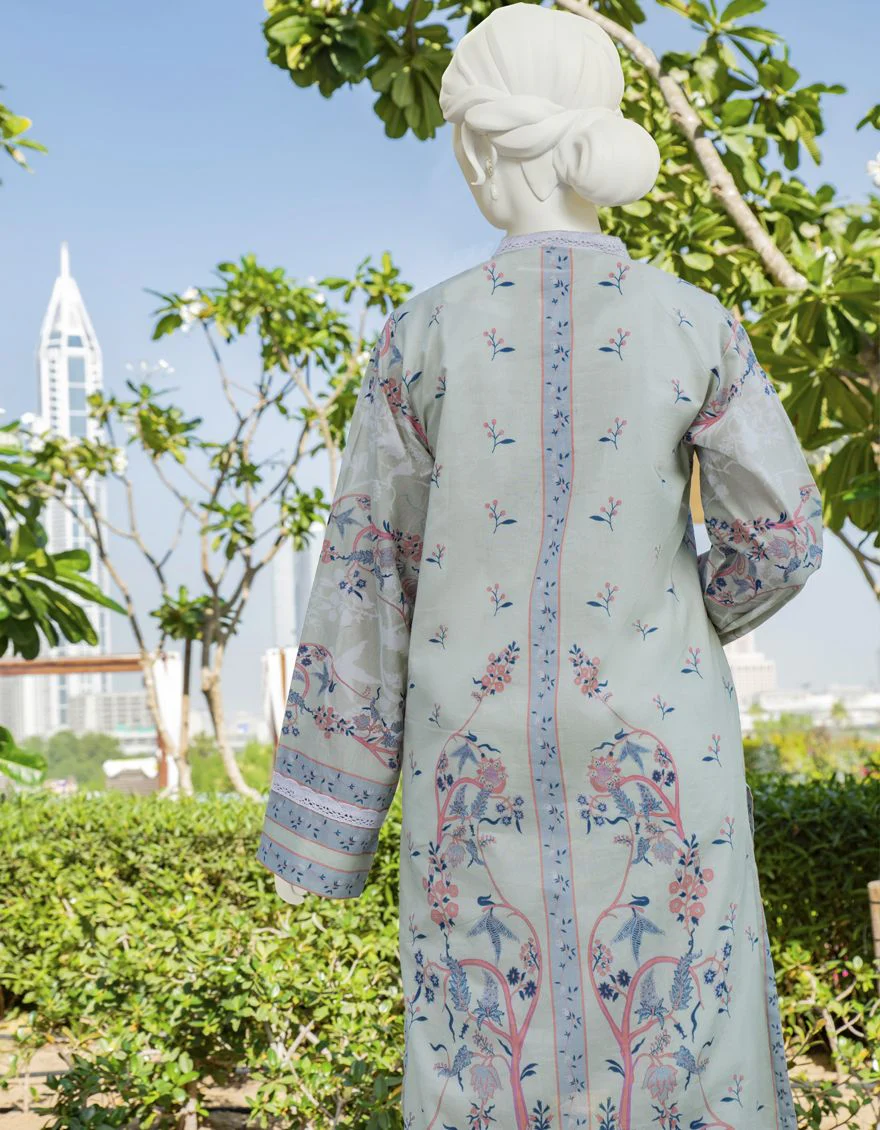GREEN LAWN KURTI | JJLK-S-JSS-US-22-307 FB/RAVI - Image 2