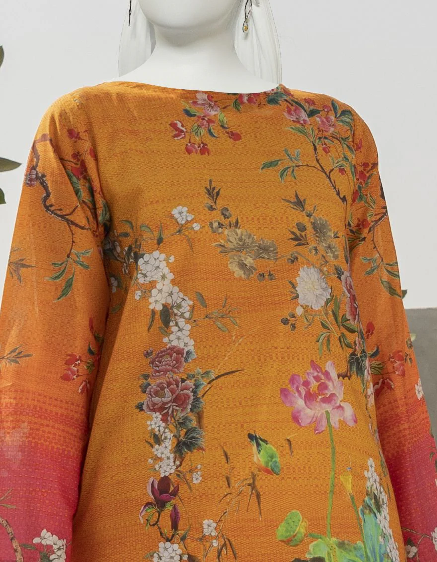 ORANGE LAWN KURTI | JJLK-S-JSS-US-22-312 FB/BUMBLE - Image 4