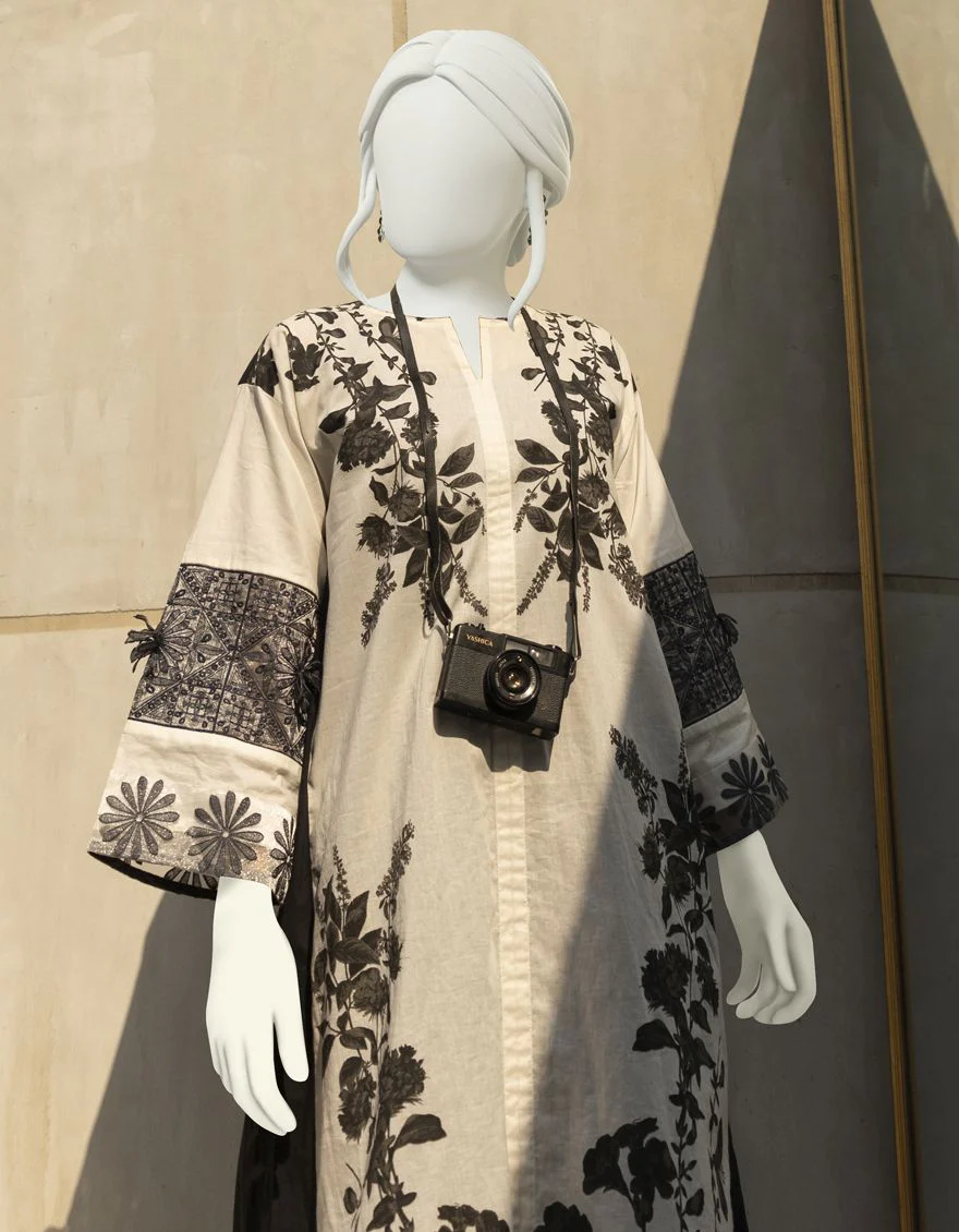 BLACK LAWN KURTI | JJLK-S-JSS-US-22-323 FB/DIAMOND-41 - Image 3