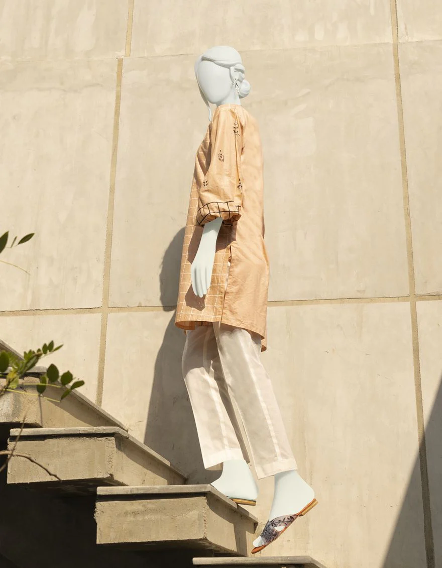 PEACH LAWN KURTI | JJLK-S-JSS-US-22-324 FB/GRETA - Image 3