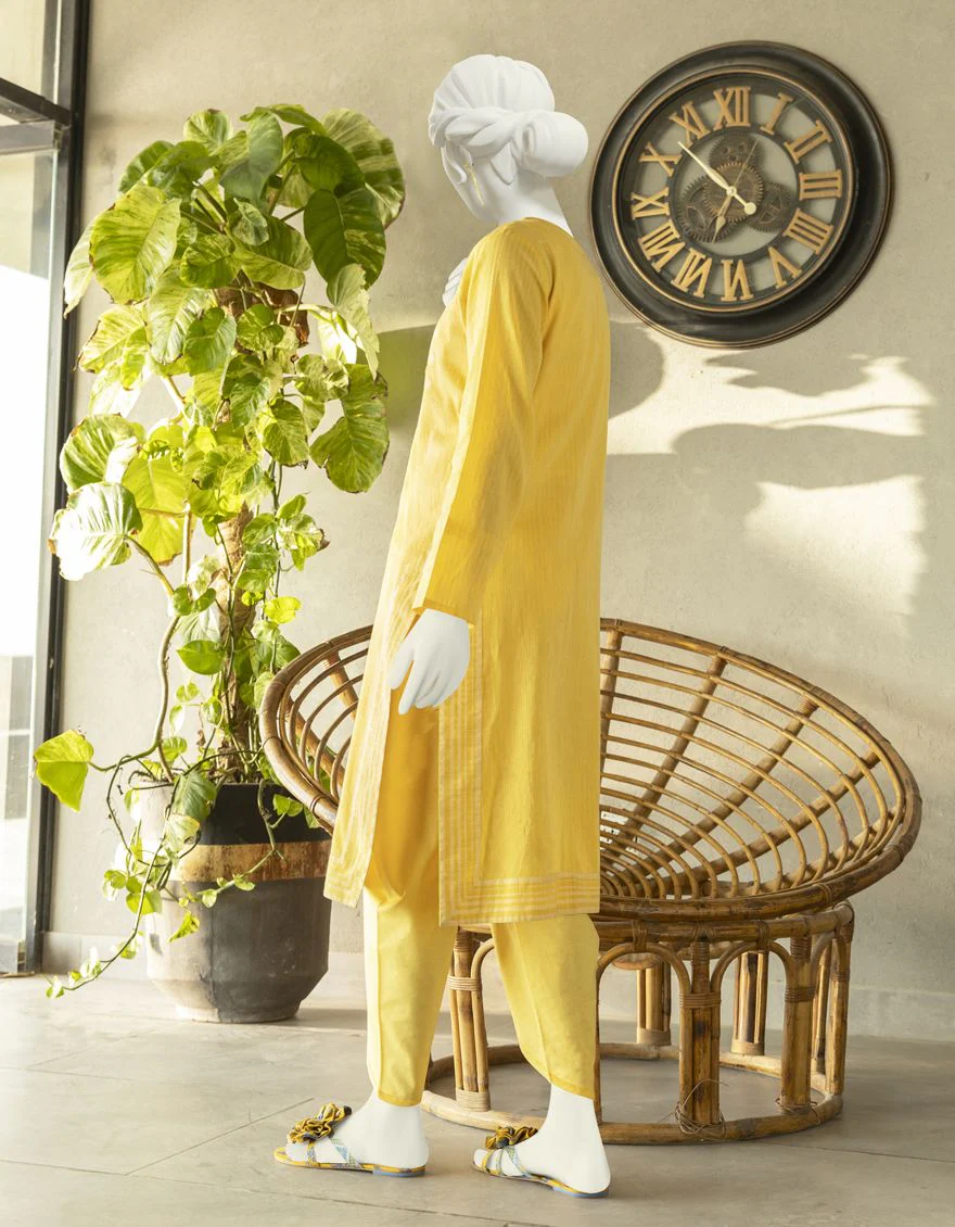YELLOW KURTI | JJLK-S-JSS-US-22-331 FB/PLK-007 - Image 2