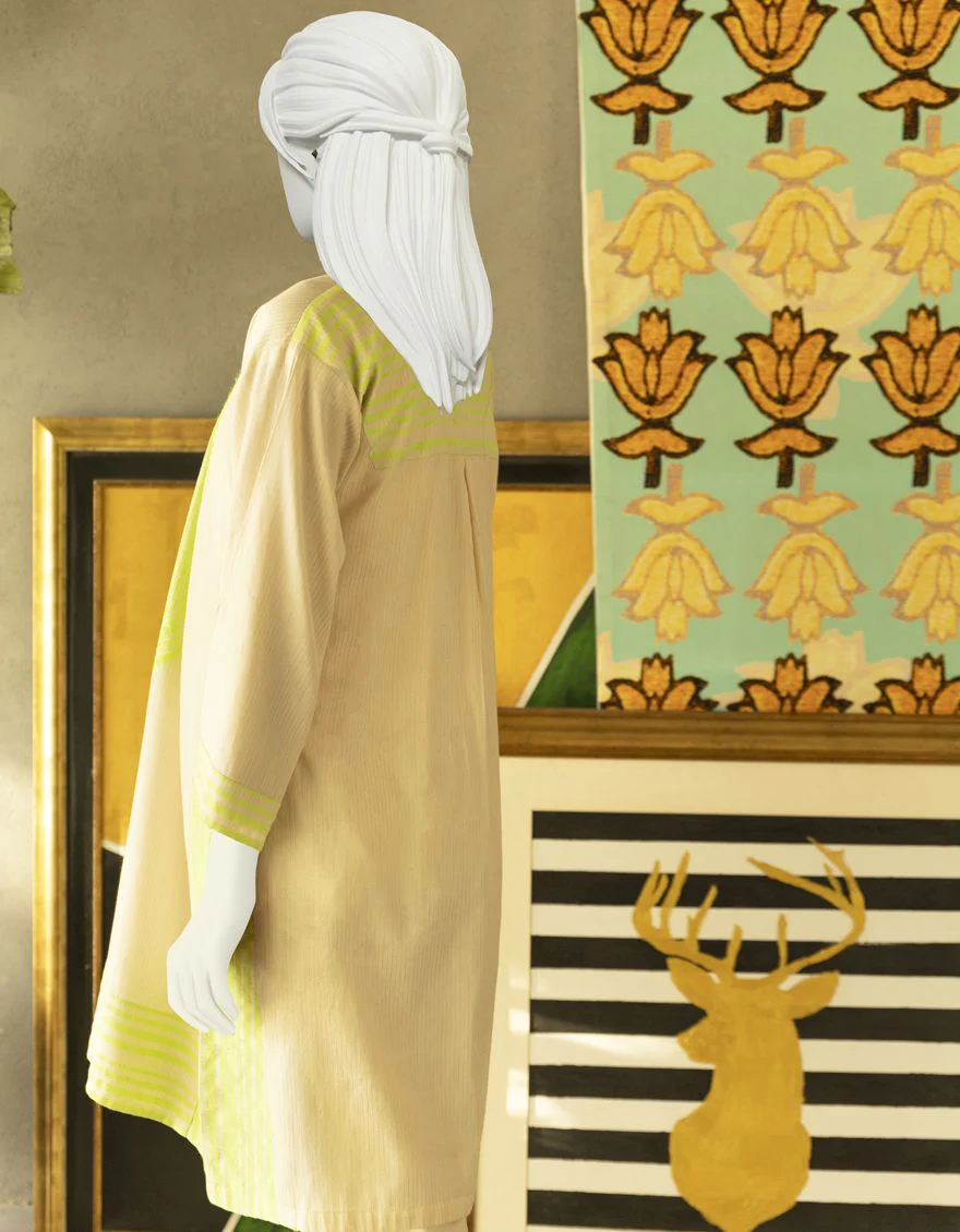 OFF WHITE KURTI | JJLK-S-JSS-US-22-333 FB/PLK-009 - Image 3