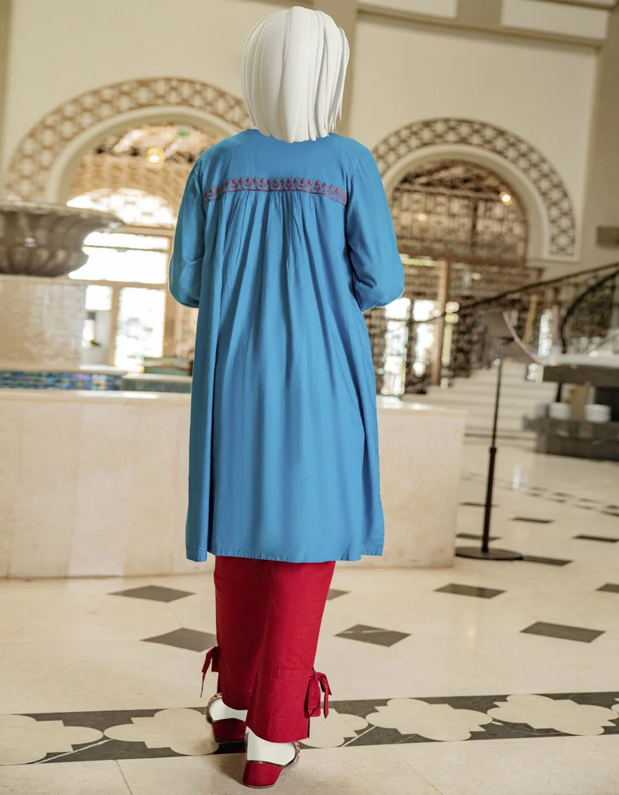 BLUE KURTI | JJLK-S-JSS-US-22-338 FB/NOVA-1-22 - Image 2