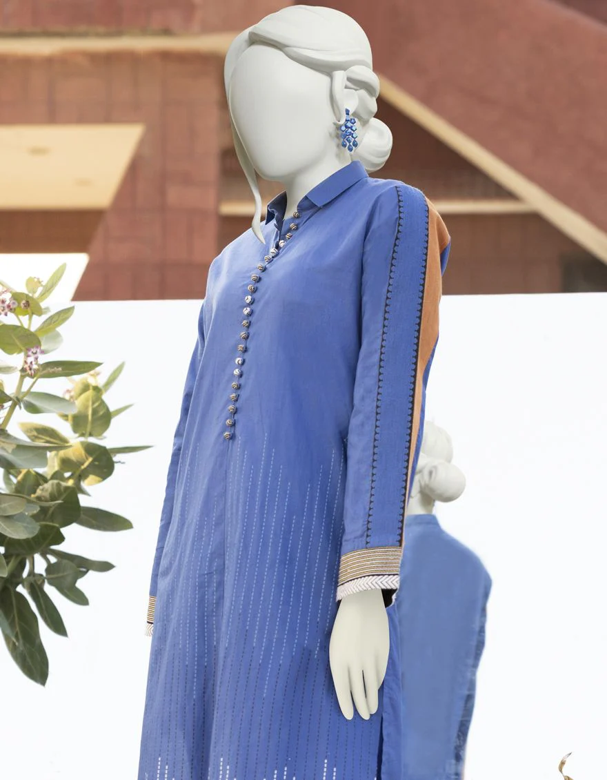 BLUE KURTI | JJLK-S-JSS-US-22-341 FB/MOKOSH - Image 3