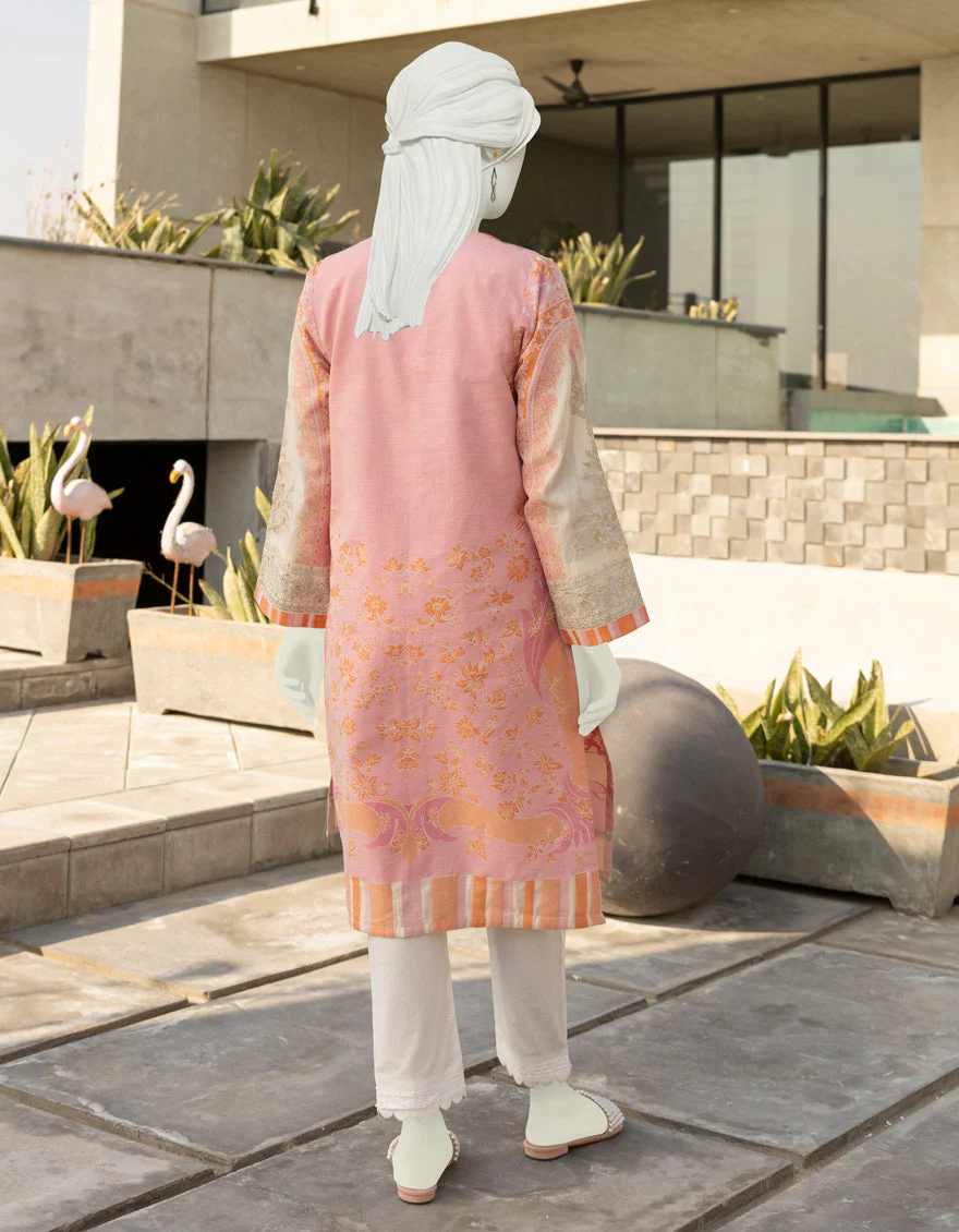 PINK JACQUARD KURTI | JJLK-S-JSS-US-22-353 FB/DEVINA - Image 2