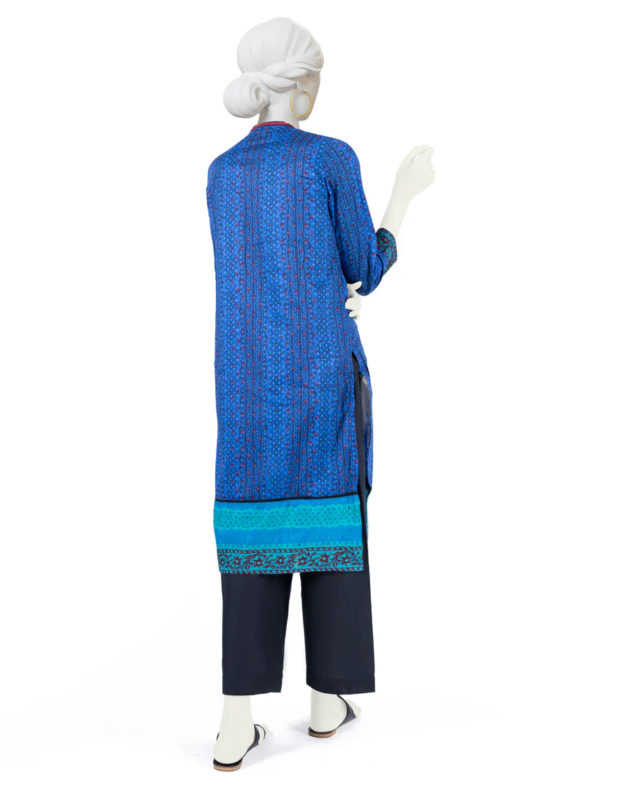 BLUE LAWN KURTI | JJLK-S-JSS-US-22-443 FB/THIBAULT - Image 2