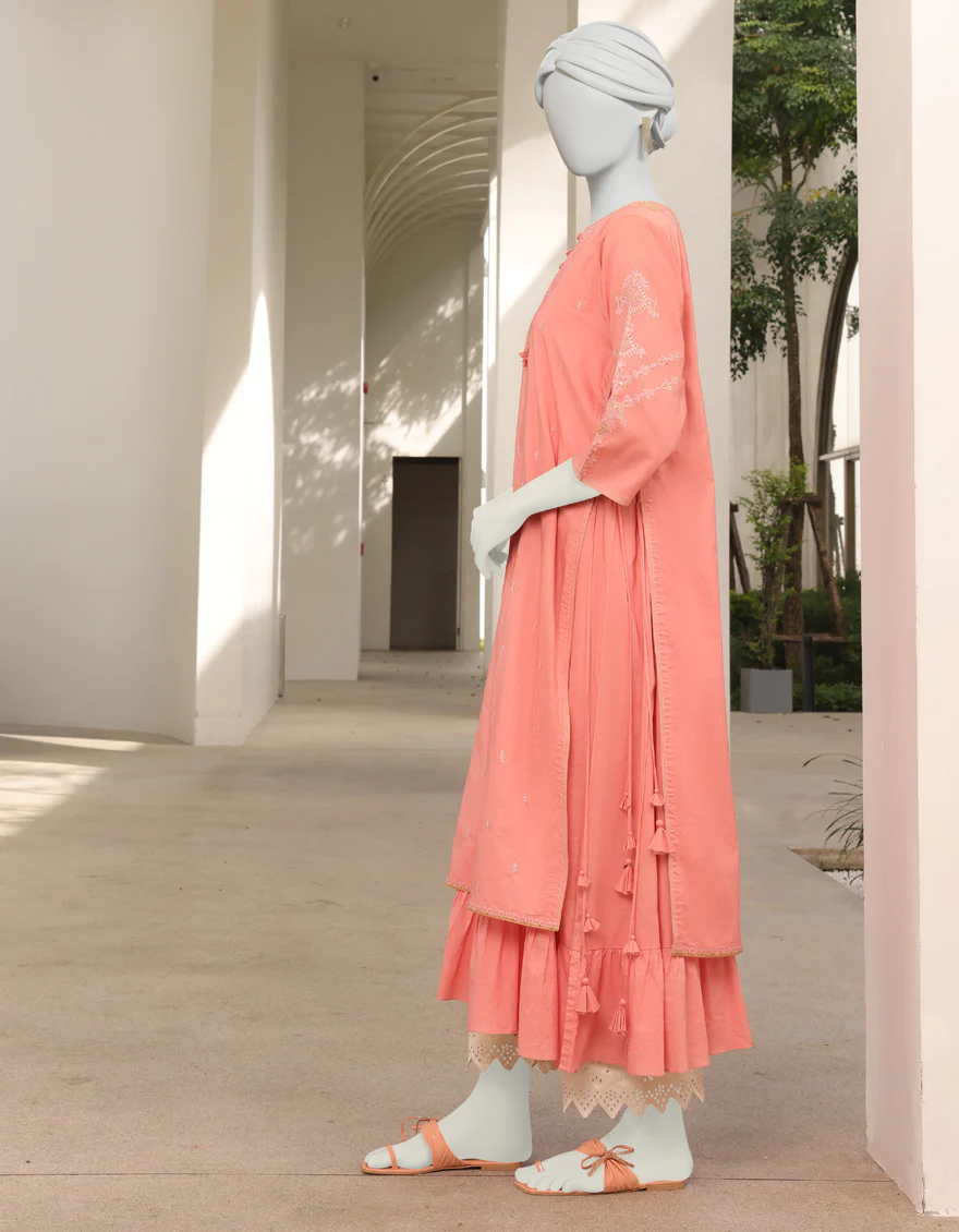 PINK LAWN KURTI | JJLK-S-JSS-US-23-329 FB/ROSY-538 - Image 2