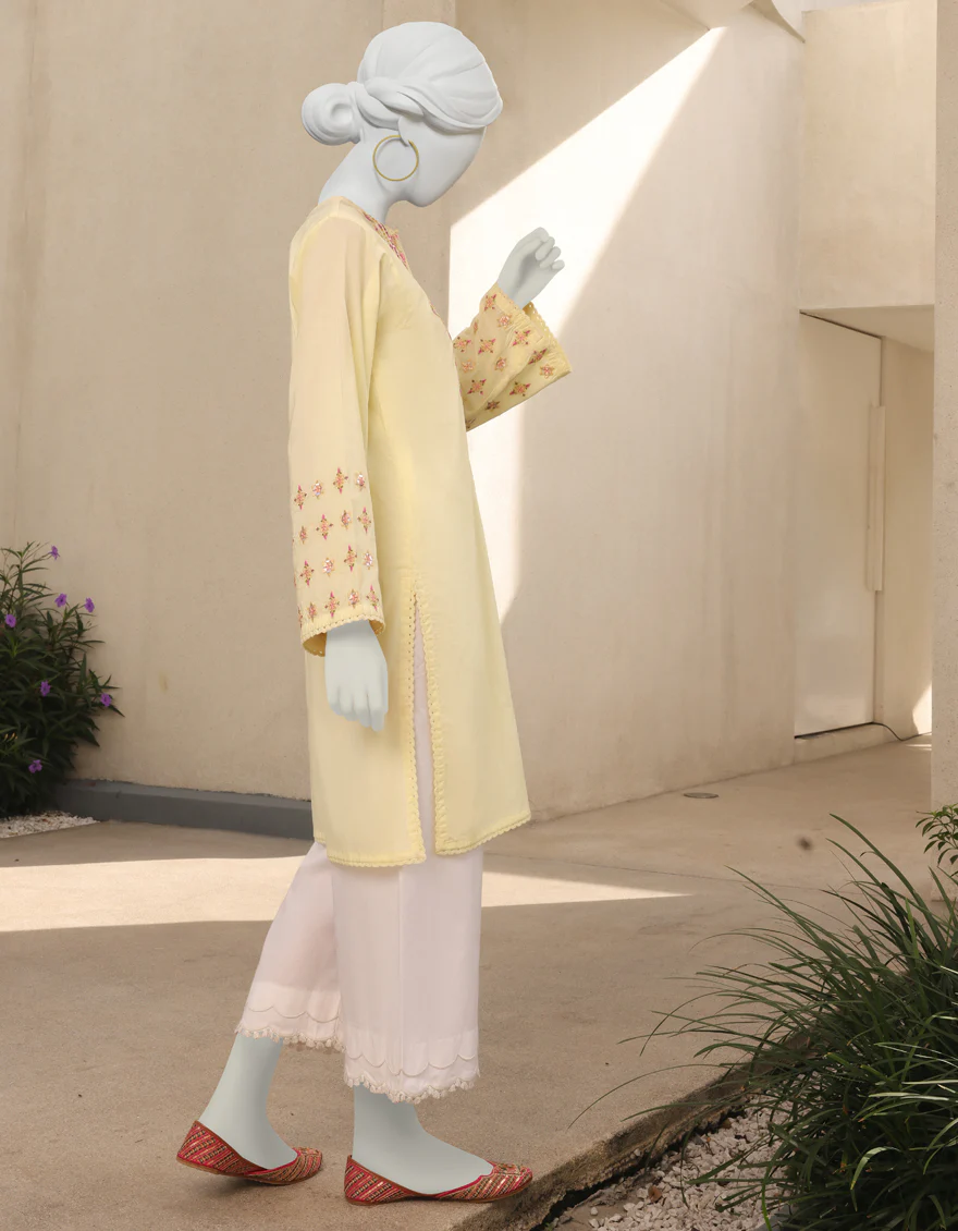 LIME LAWN KURTI | JJLK-S-JSS-US-23-340 FB/PELAM - Image 2