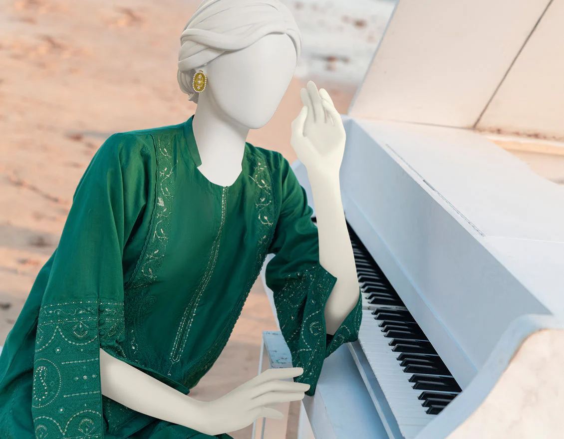 GREEN LAWN KURTI | JJLK-S-JSS-US-23-378 FB/CAPSICUM - Image 4