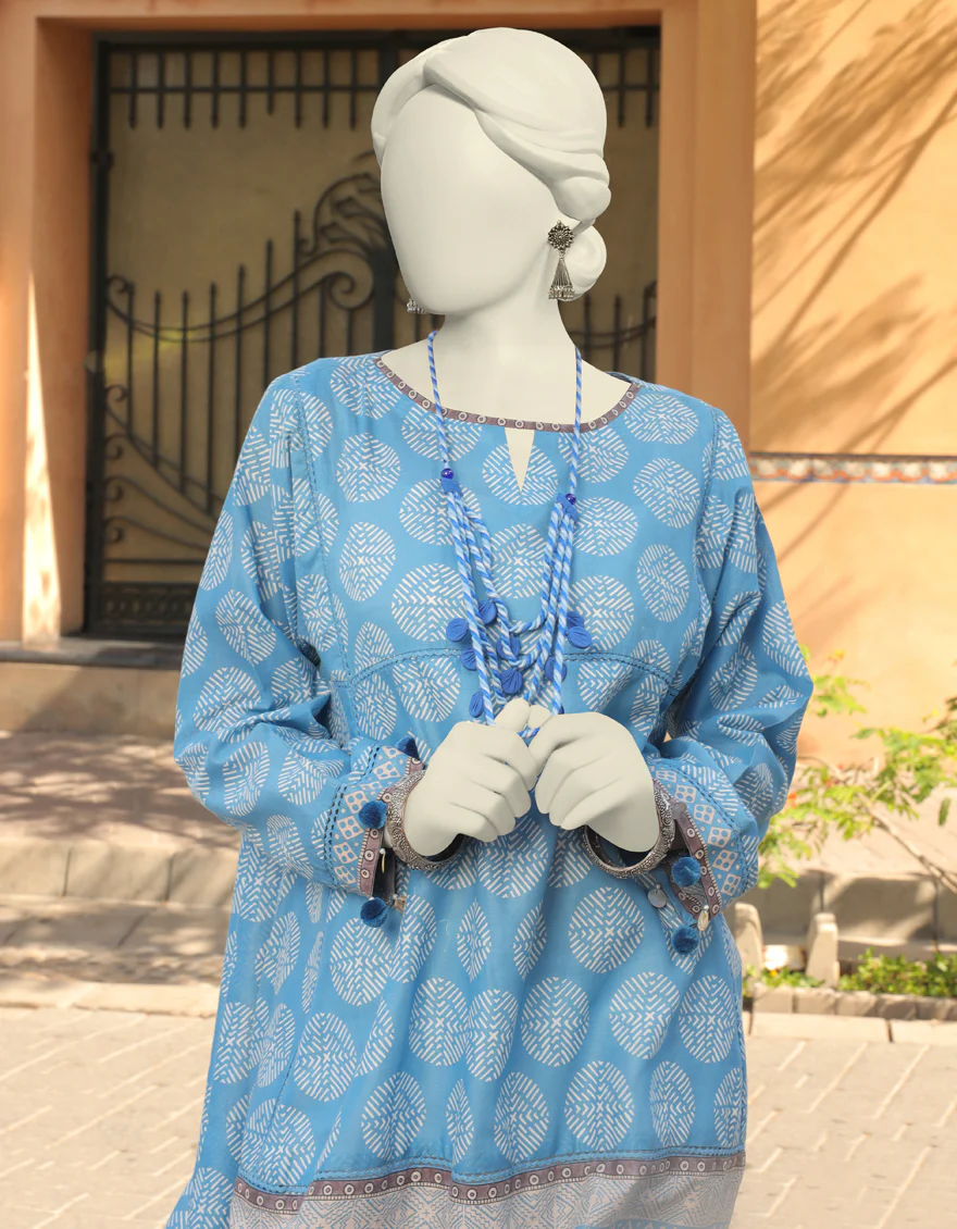 BLUE KURTI | JJLK-S-JSS-US-23-389 FB/INDIGO-2 - Image 3