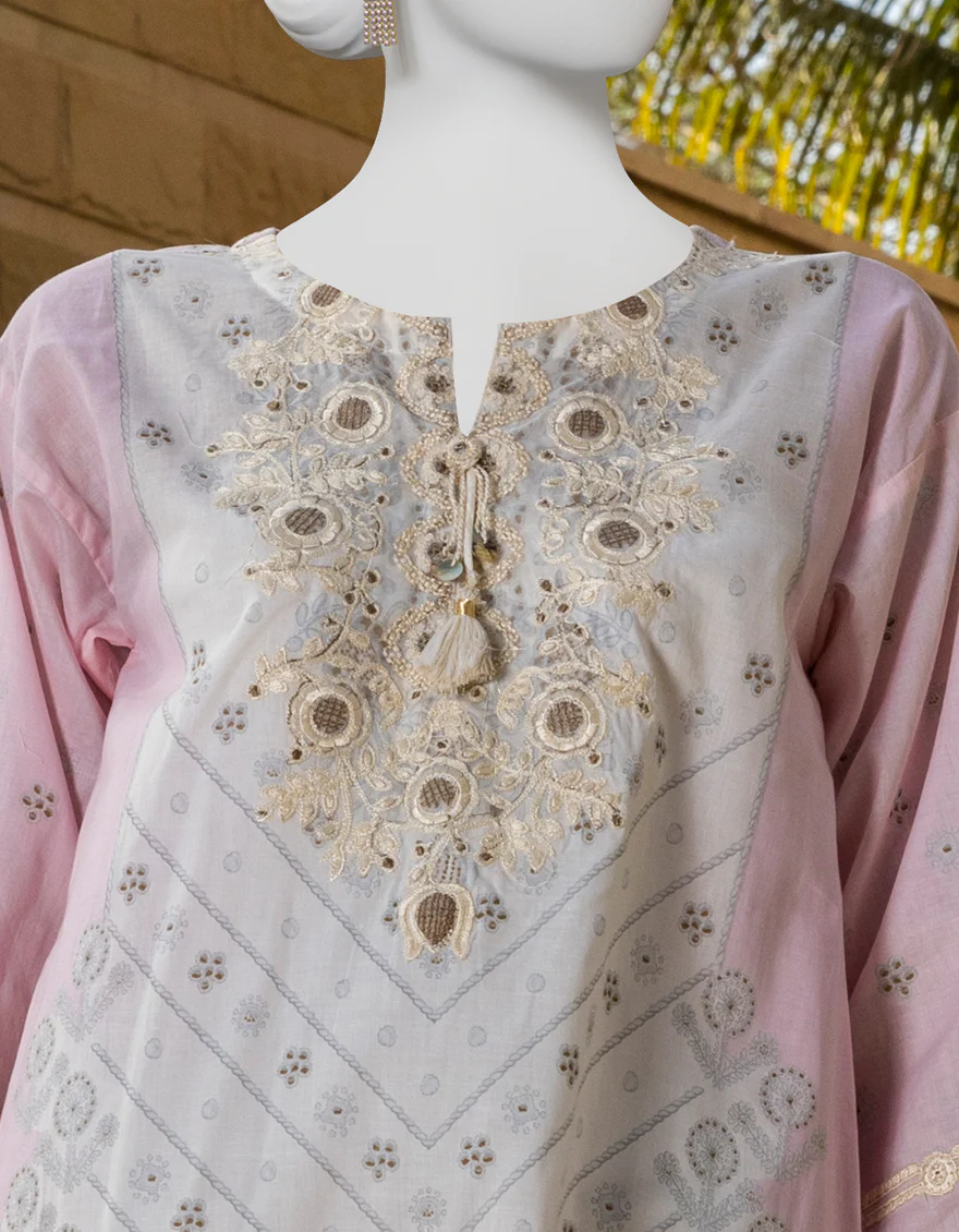 PINK LAWN KURTI | JJLK-S-JSS-US-23-392 FB/JEETE - Image 2