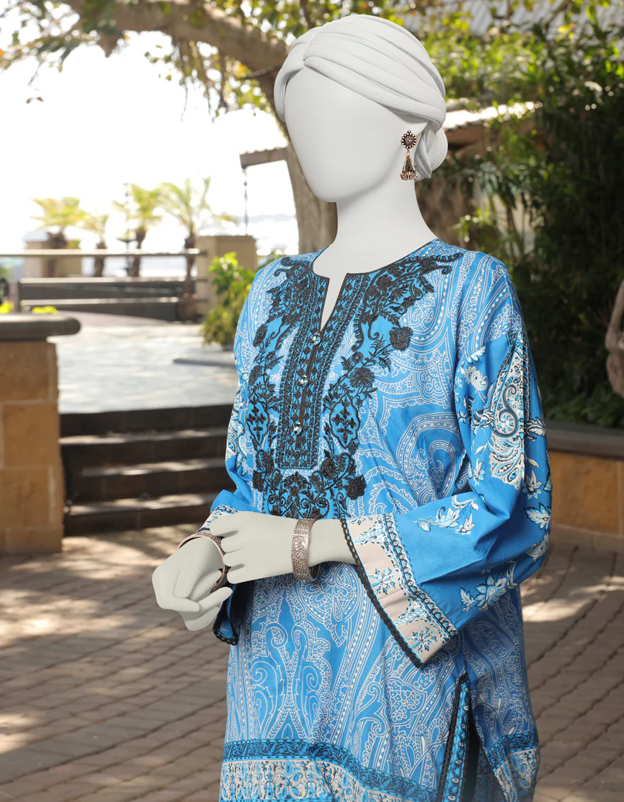 BLUE KURTI | JJLK-S-JSS-US-23-431 FB/ETRO-2 - Image 2