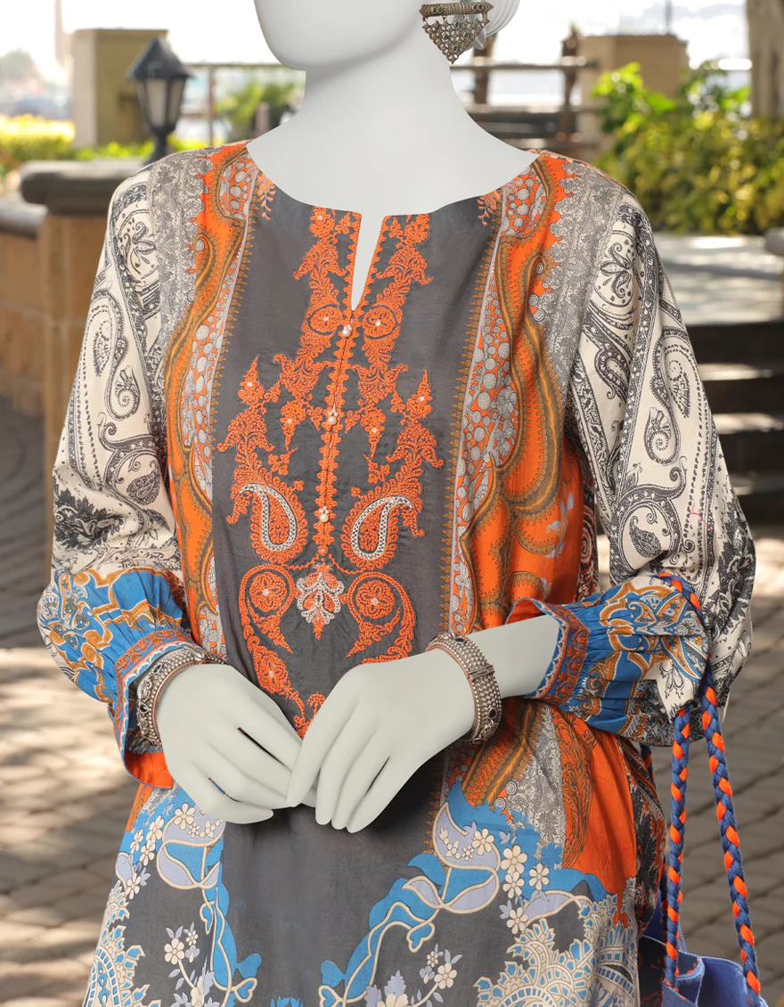 MULTI LAWN KURTI | JJLK-S-JSS-US-23-433 FB/ETRO-4 - Image 2