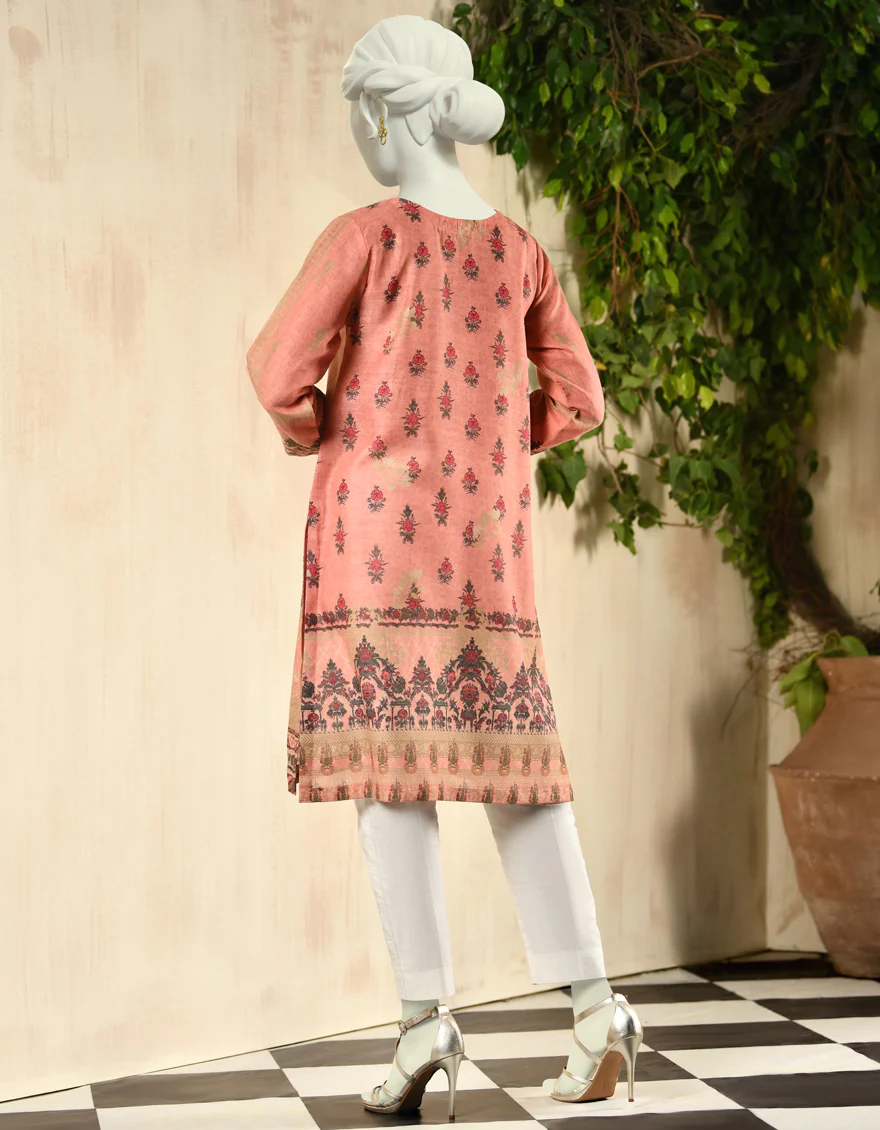 PEACH KHADDAR KURTI | JJLK-W-JPWK-US-22-804 FB/JOY - Image 2